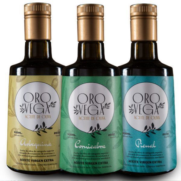 Pack degustación Cornicabra, Picual, Arbequina